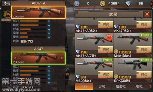 CF手游步枪AK47-A武器性能评测