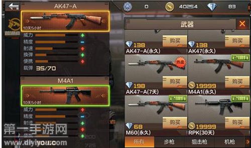 CF手游步枪AK47-A武器性能评测