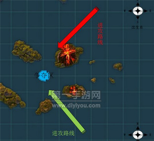 巅峰战舰熔岩海峡卫星图使用及战舰推荐