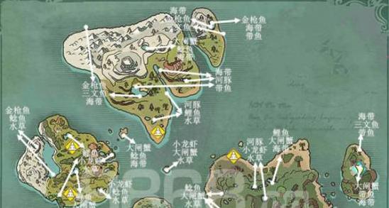 创造与魔法钓鱼位置汇总 地图分布详解
