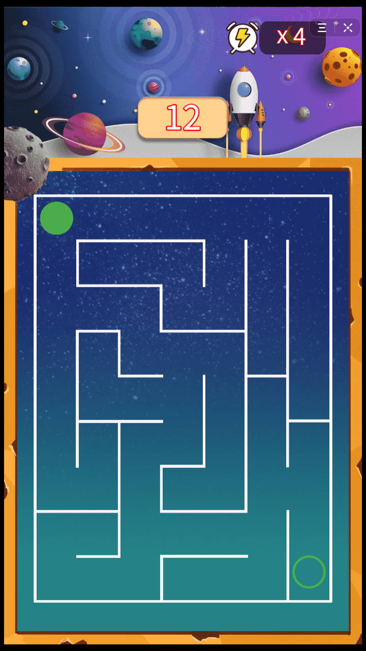 抖音球球滚动迷宫是一款经典复古的迷宫闯关小游戏,游戏中玩家需要