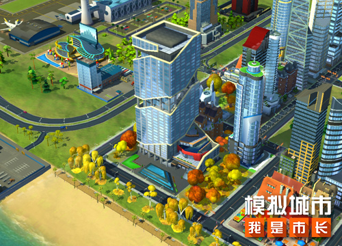 《模拟城市：我是市长》为城市建造豪华的都市高楼