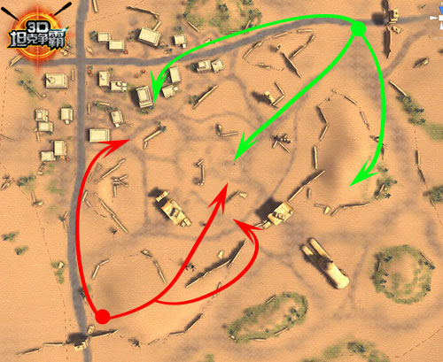 战地探险 《3D坦克争霸》5大地图伏击路线选择揭秘