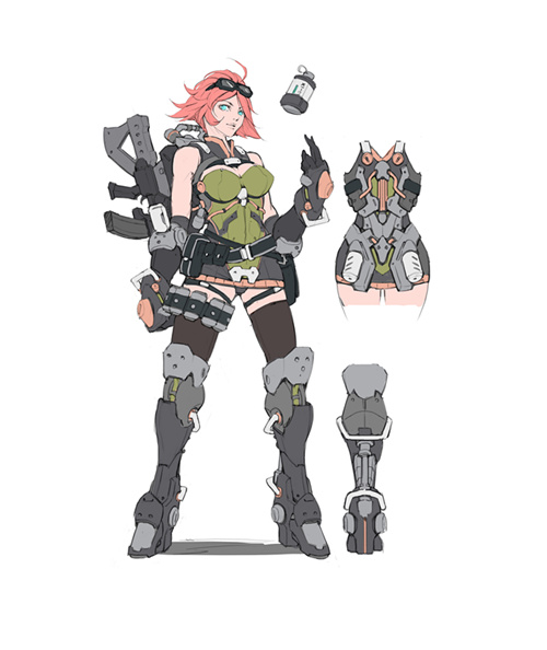 射击新游《未来战争：重生》女主角携超级火力枪械重装登场