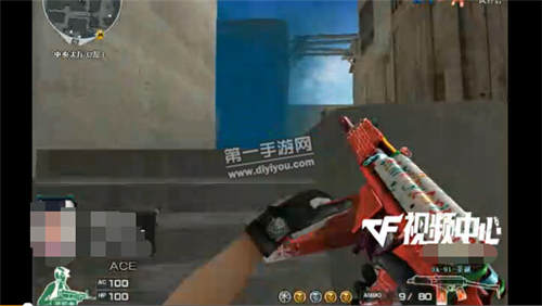 爆头专业户 CF杨赫评测这把圣诞9A91步枪