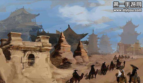 QQ飞车手游时之沙赛道揭秘 楼兰古城的传说