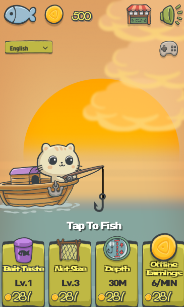 钓鱼!猫咪钓鱼