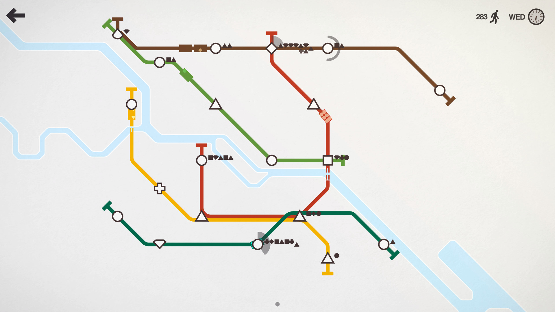 地铁平面图简化图片