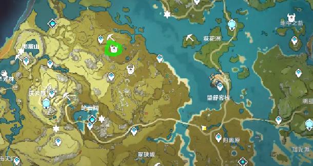 原神丘丘岩盔王地图分布位置分享