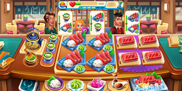 玩家可以经营制作美食的餐厅游戏