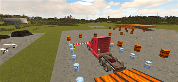 卡车停车场3D截图
