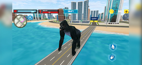 大猩猩游戏城市攻击截图