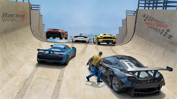 超级汽车特技比赛3D截图