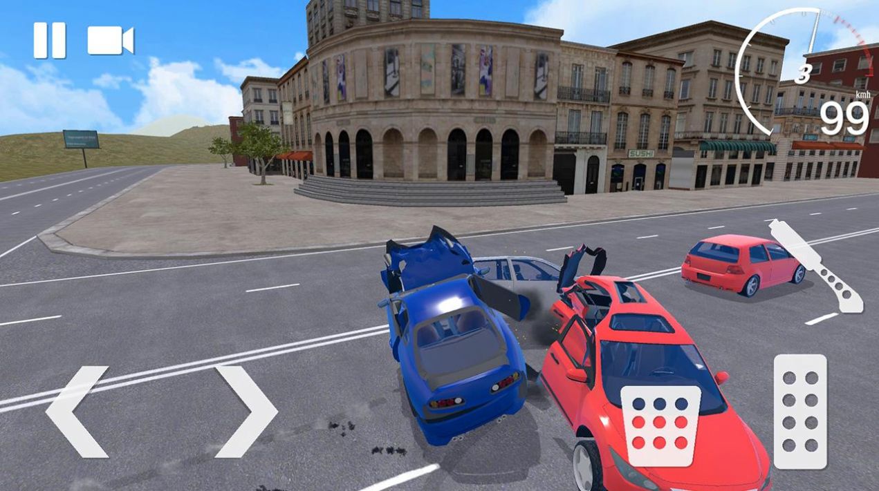 车辆模拟器交通事故