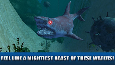 凶残鲨鱼模拟3D截图