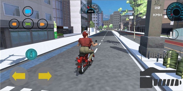 城市摩托模拟驾驶