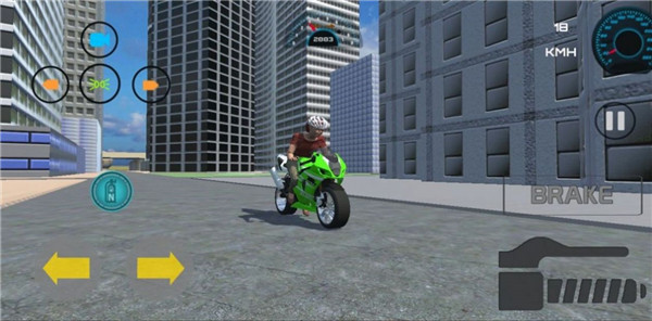城市摩托模拟驾驶
