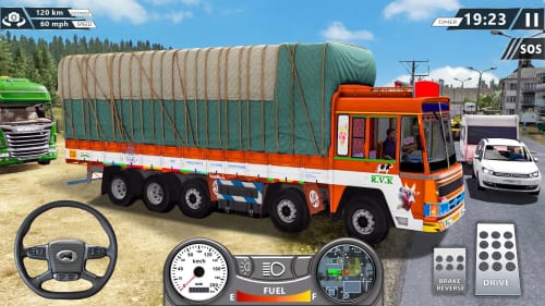 欧洲模拟器卡车拉货截图
