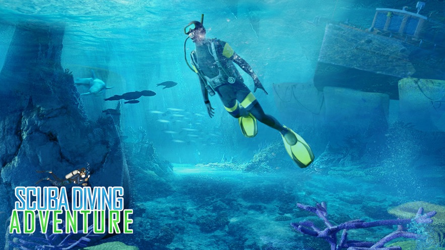 筏生存水肺潜水3D截图