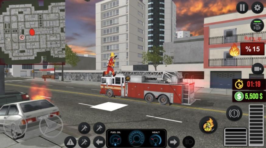 城市消防车截图