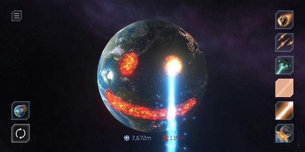 星球爆炸模拟器手机版截图