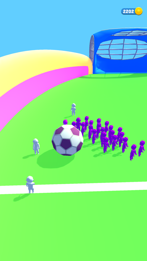 彩色足球3D