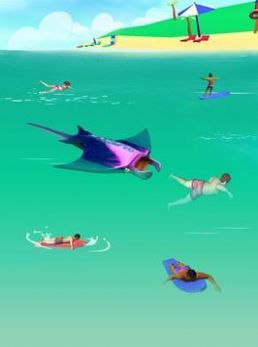 大白鲨袭击3D截图