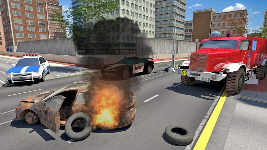 消防车模拟驾驶截图