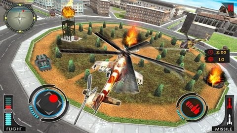 武装直升机机器人模拟器截图