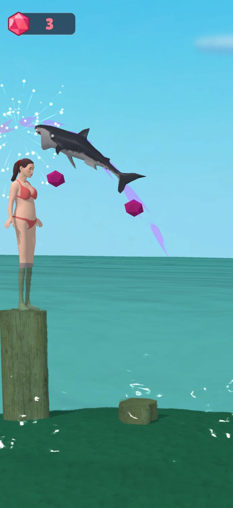 会跳水的鲨鱼3D截图