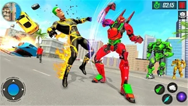 机器人VS超级英雄格斗截图