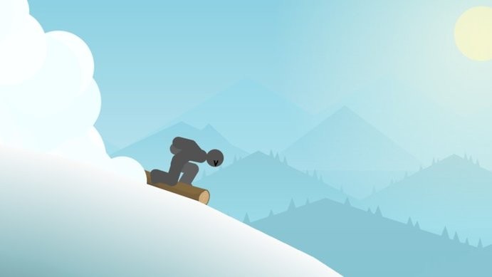 火柴人滑雪冒险截图