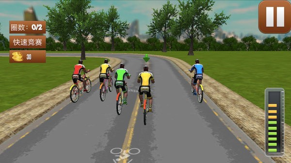 3d模拟自行车越野截图
