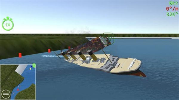轮船停泊3D截图