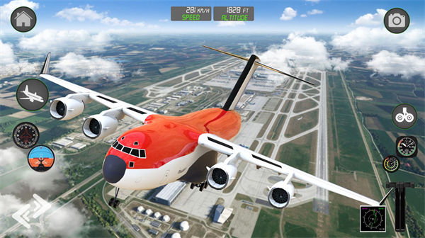 飞行员飞机模拟驾驶截图