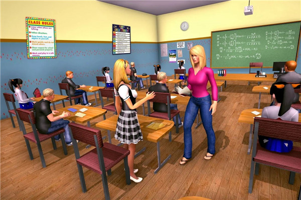 虚拟校园女生模拟器截图