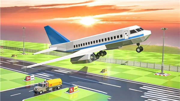 飞机飞行驾驶模拟截图