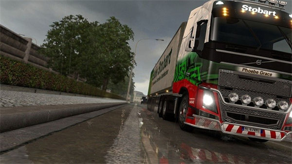 欧洲卡车货物模拟器截图