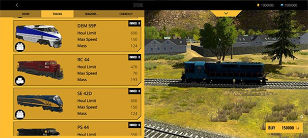 美国火车模拟器无限金币版截图